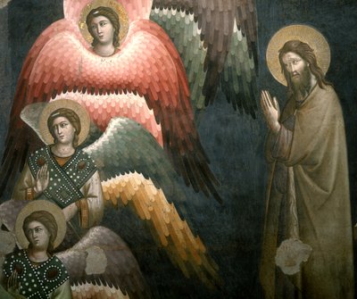 Angeli, (dettaglio) dal Giudizio Universale, seconda metà del XIII secolo, affresco di Pietro Cavallini da Pietro Cavallini